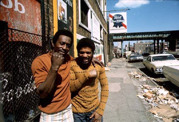 Chicago ghetto on the South Side. John H. White,1974